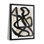 «Hindsight Black I» - reproduction d'art murale - affiche de galerie
