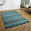Abderdeen Striped Wool Hand Woven Area Rug-31692214