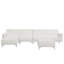 Finnegan 5 Seater Faux Leather Sofa Bed-534173538