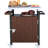 Outdoor Grill Cart With Stainless Steel Tabletop, Waterproof Storage, Wheels, Spice Rack, Hooks, And Shelves – Movable Bbq Prep Table And Rolling Patio Kitchen Island Bar Cart