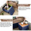 38cm Wide Footstool Ottoman-647977356