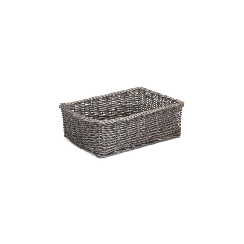 Flaxton Wicker Storage Tray Basket