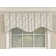 Striped Scalloped Window Valance