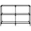 Console Table With Glass Top Steel-588766931-588766930