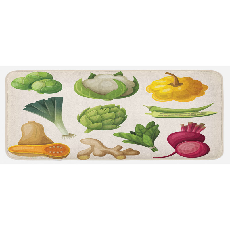 Tapis de cuisine à légumes