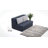  Caily 55 in. Fabric Upholstered 2-Seater 3-in-1 Sleeper Loveseat Sofa Bed with Storage, Firm Seat Cushion-1108634697