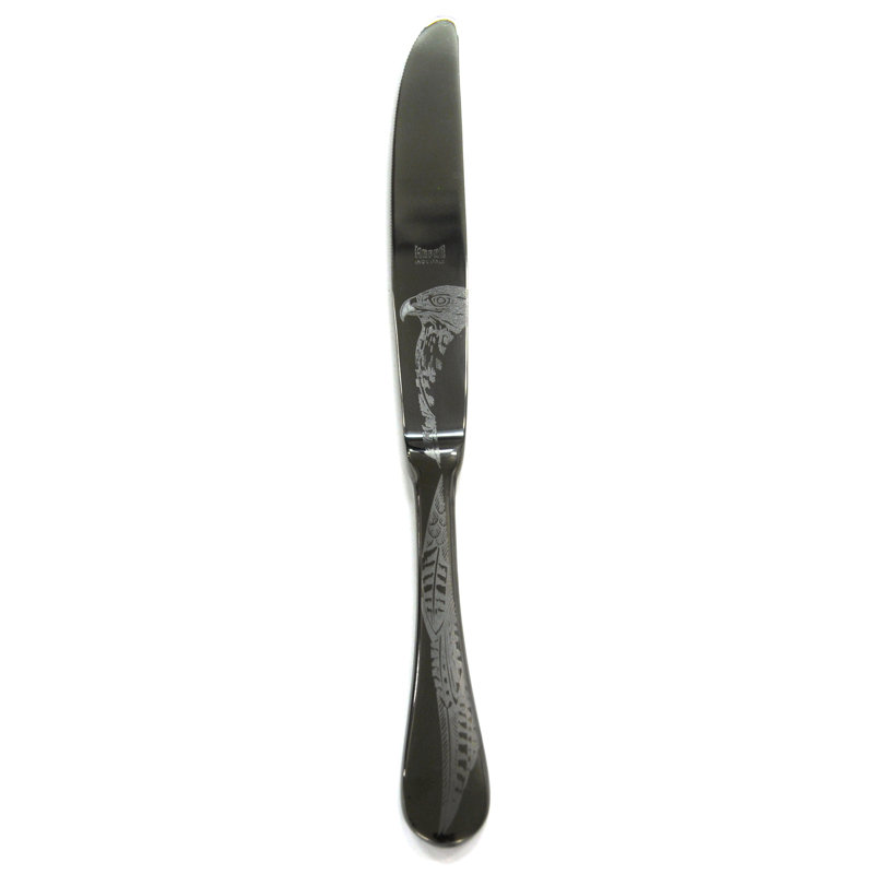 Caccia Dinner Knife, Oro-nero