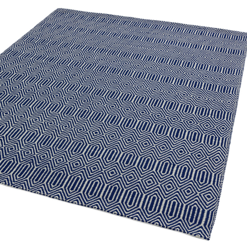 Aailyah Geometric Flatweave Area Rug, Rectangle 200 x 300cm