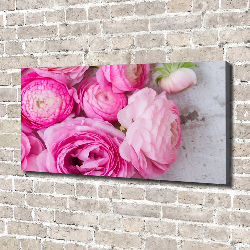 Wild Roses - Wrapped Canvas Print, Canvas, 70cm H x 140cm W