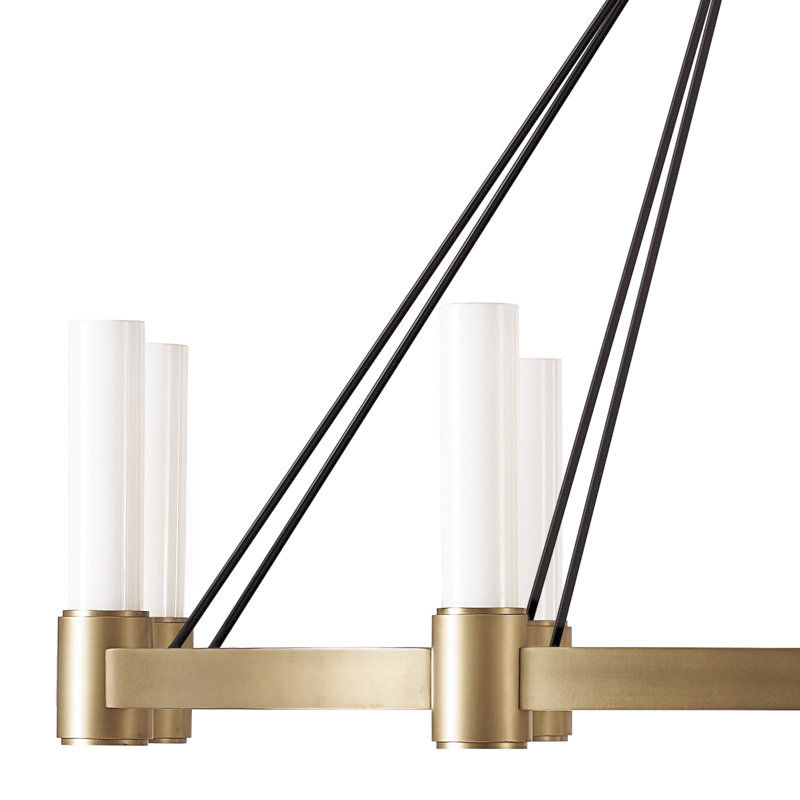 Dixon Chandelier (Natural Brass), Natural Brass