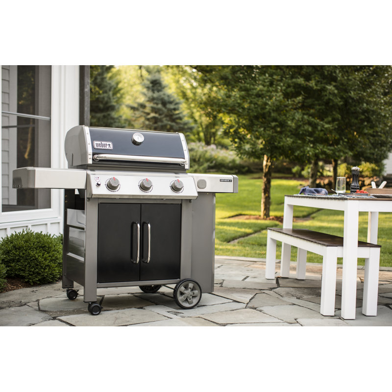 Genesis II® E-315 Gas Grill, Black, Liquid Propane
