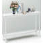 Console en bambou pour hall d'entrée et salon, table de canapé étroite au design rustique, table de couloir durable et peu encombrante