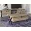 Chavtika Cross Legs Coffee Table with Storage