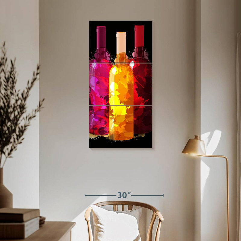 Dégustation de vin, H 62 po x l 30 po