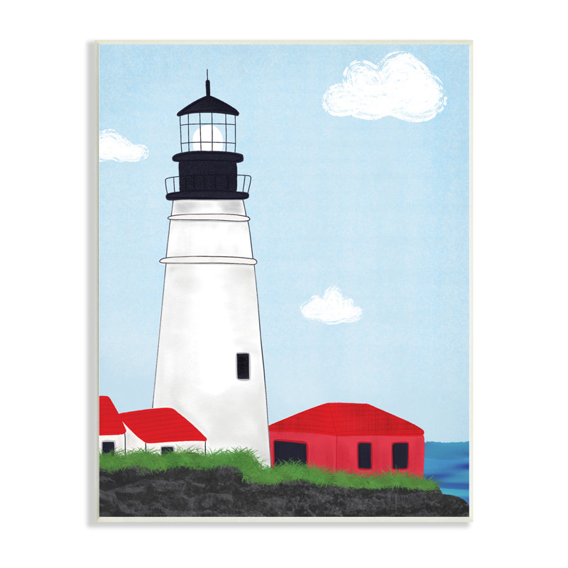 Phare de Tower Port, Plaque murale, H 16 po x l 16 po x P 1,5 po