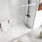60" W X 72" H Single Sliding Semi-Frameless Shower Door With Clear Tempered Glass-109692705