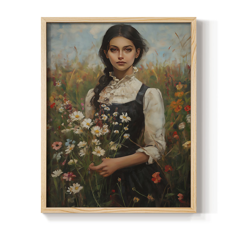 Reproduction encadrée WOMEN Series CCLXI - bois massif, H 21 po x l 17 po