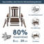 Fauteuil Adirondack surdimensionné en polyéthylène haute densité Wolak Wolak-1423317997