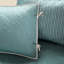 Housse pour lit de jour 6 en médaillon bleu, simple, réversible, avec housse, chute de 15 pouces, 3 taies décoratives et coussin décoratif 6 pièces bleues, taille simple, réversible avec motif médaillon