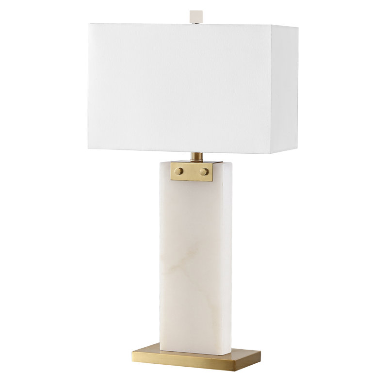 Omon Table Lamp, White/Gold