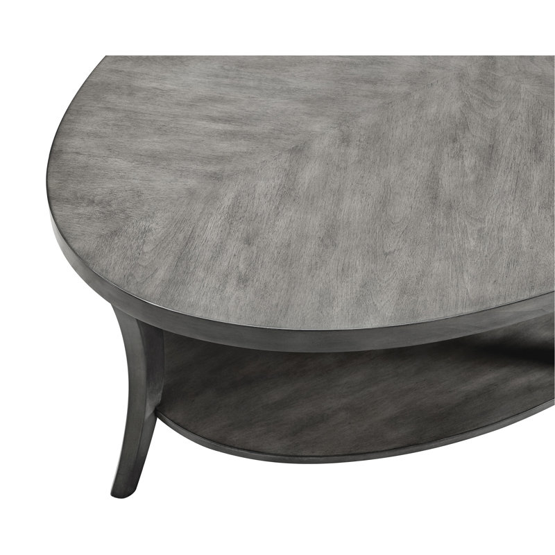 Table basse ovale Chic Grey, Gris