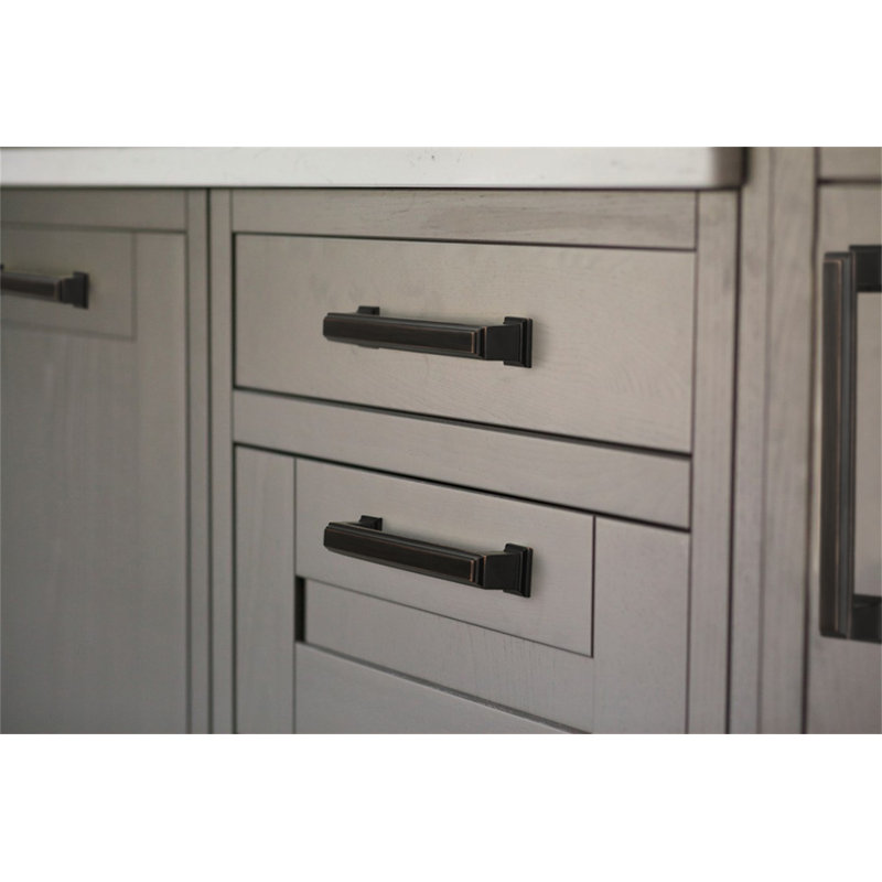 American Style 3 3/4" Centre Bar Pull Multipack, Oil Rubbed Bronze