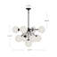 Lustre sphérique spoutnik à 9 lumières Celia-88045058