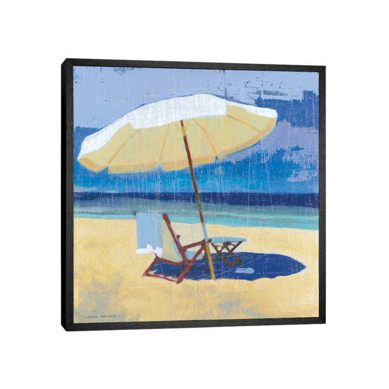 Seating For I by Carol Robinson - Print on Canvas, 66.04 cm H x 66.04 cm W, Black Framed Canvas