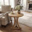 Tables de bout peu encombrantes, bois aggloméré naturel, décor rustique pour petite maison