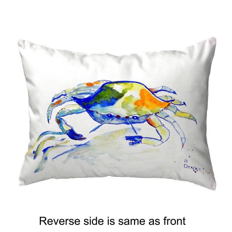 Outdoor Reversible Throw Pillow