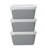 Food Storage - Set of 3 Containers and 3 Lids