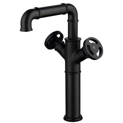 Robinet de lavabo vasque moderne 11,77 po, robinet de lavabo de salle de bain haut moderne