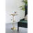 Whimsical Tree Branch Accent Table with Bird Details