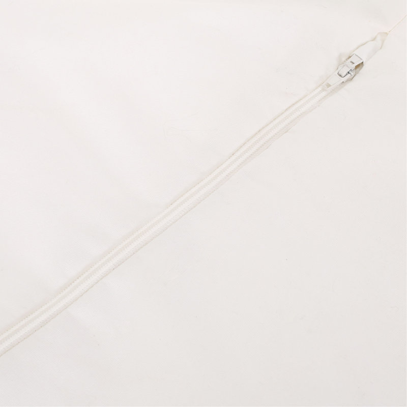 Ettie 3 Ft. Water Resistant Fabric Bean Bag Chair, White Washed