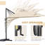Arens 268cm Cantilever Parasol-1643656941