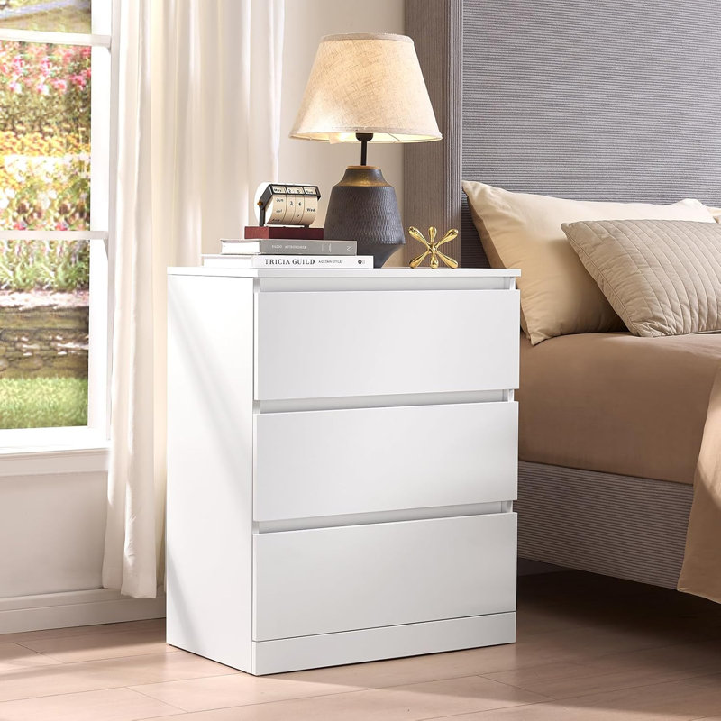 Commode 3 tiroirs pour chambre à coucher