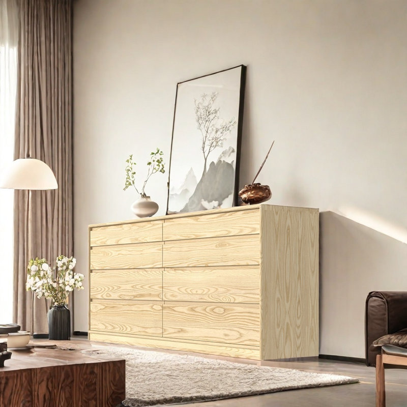Buffet simple Simple, Bois blanc