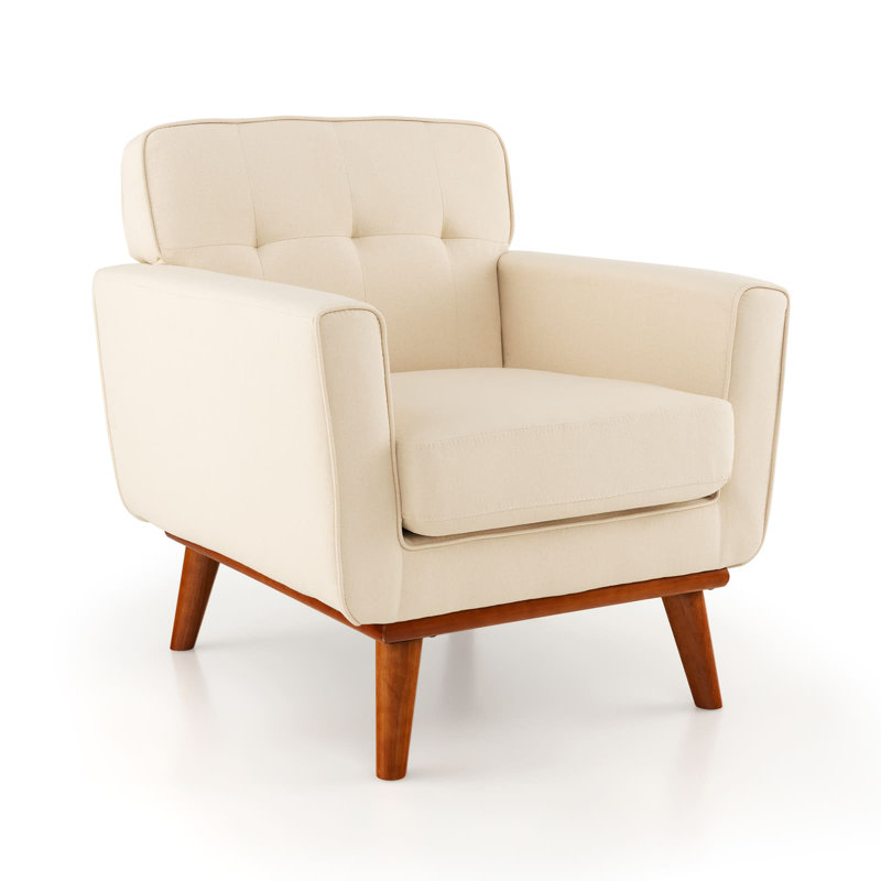 Huntingtown Upholstered Armchair, Beige