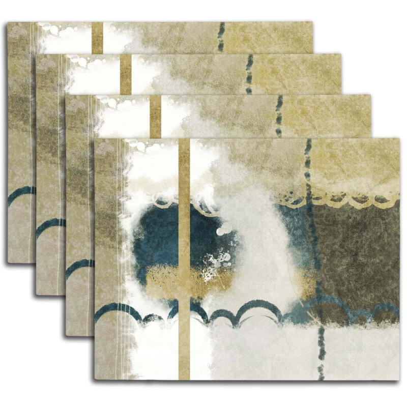 Napperon abstrait en polyester