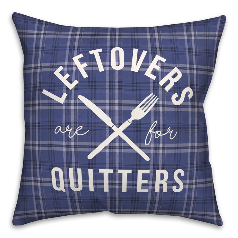 Plaid Throw Pillow, 20" x 20"
