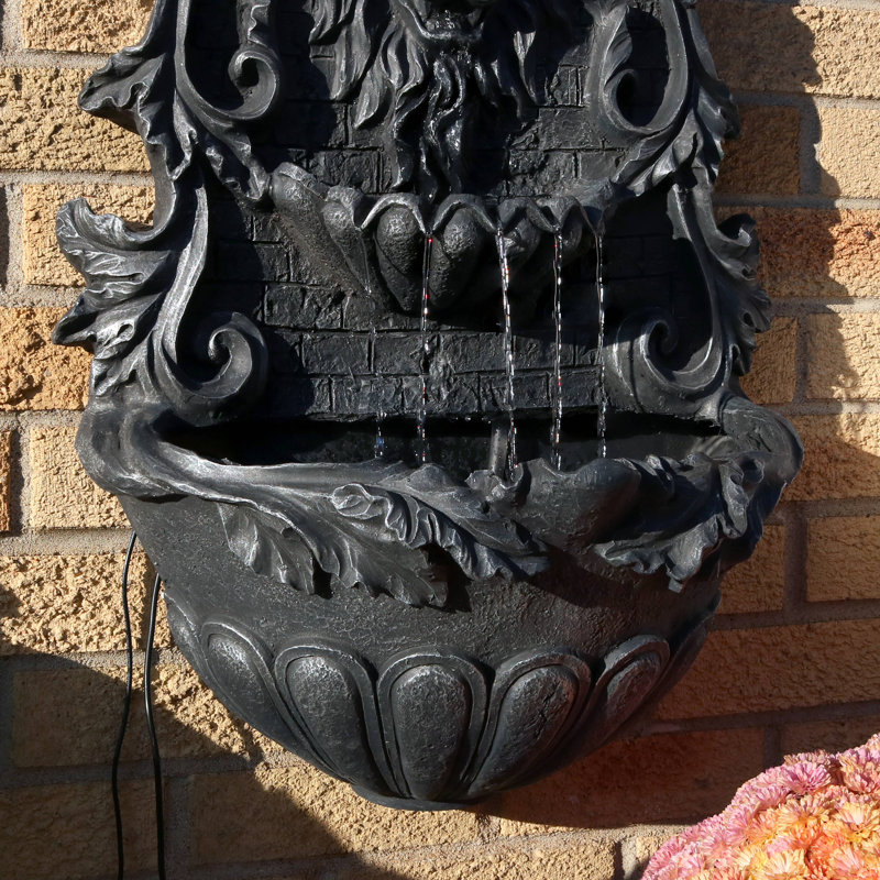 Fontaine murale d'extérieur en polyrésine Dupond