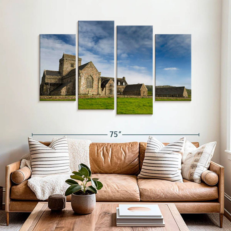 Adella Iona Abbey And Nunnery, 42" H x 68" W