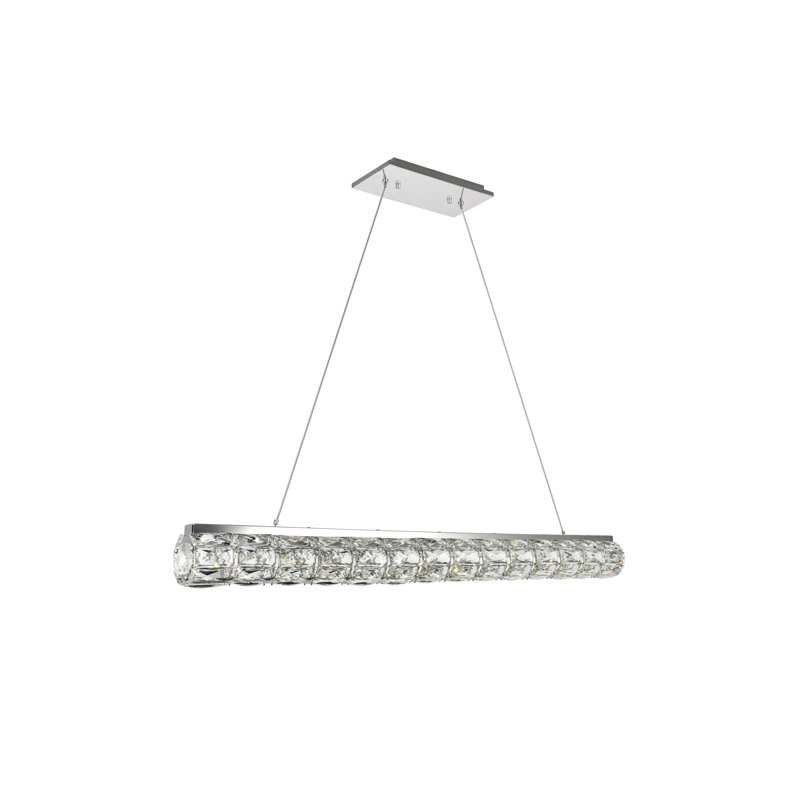 Ultan - Light Pendant, 80" H x 42.5" W x 3.9" D, Gold