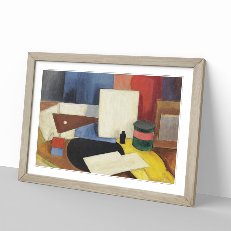 Still Life Vol.1 by Roger De La Fresnaye - Picture Frame Painting, Oak, 27cm H x 36cm W x 2cm D