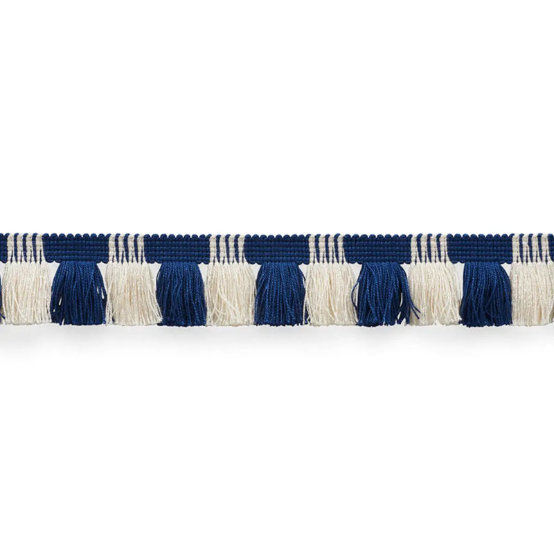 Juno Fringe, Cobalt / ivoire