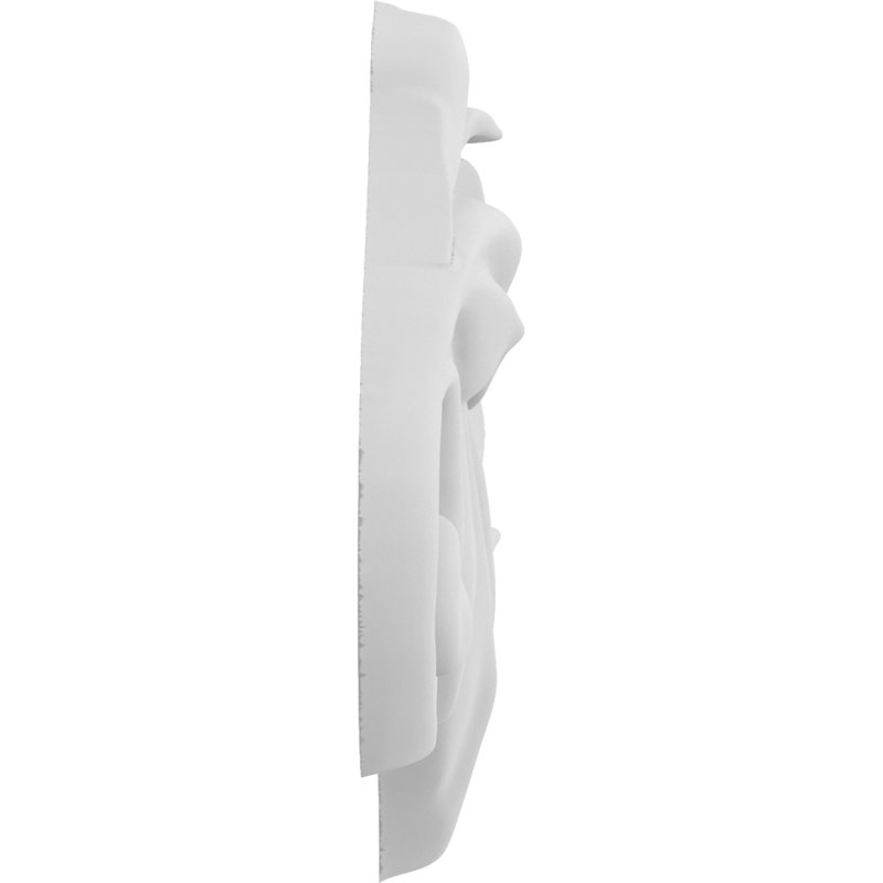 Rosettes de qualité supérieure, H 4,5 po x l 9 po x P 0,75 po, Droite