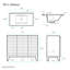 Meuble-lavabo Cascade 48 po en chêne brun-121677771-121677768-121677769