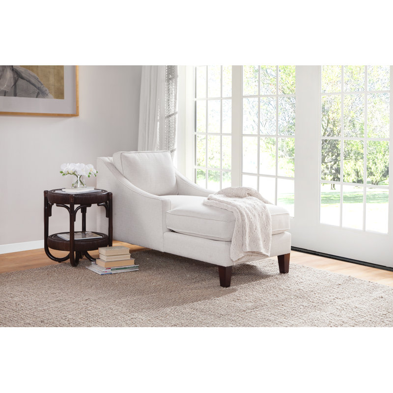 Chaise Lounge, White Sugar Performance; 0863-91, Havana Finish