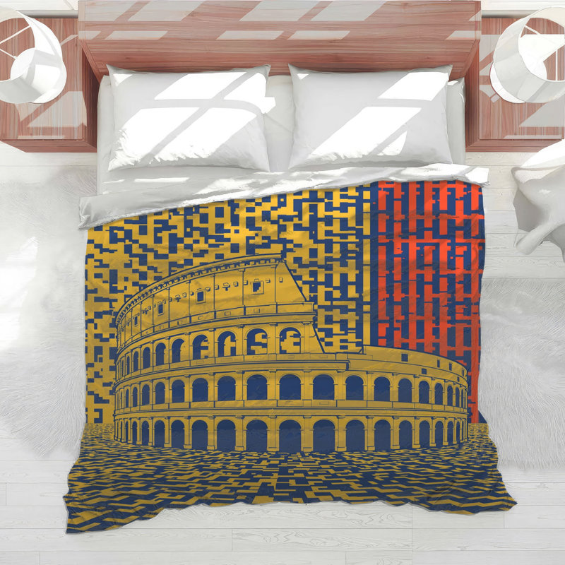 Édredon Colosseum Abstract Art, Queen
