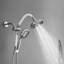 Ensemble de garniture de robinet de douche à poignée simple à 8 jets avec garniture 1,8 GPM avec pomme de douche à main filtrée-108989388